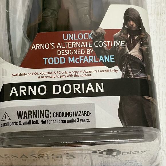 ASSASSINS CREED Arno Dorian Series 3 Action Figure NIB - Picture 2 of 11